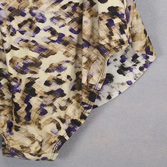 NWT Swimsuits For All Women's Plus 18 Tiered Frill One-Piece Bathing Swim Suit - Picture 4 of 6